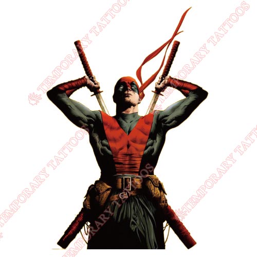 Deadpool Customize Temporary Tattoos Stickers NO.397